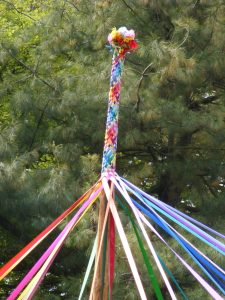 colorful maypole
