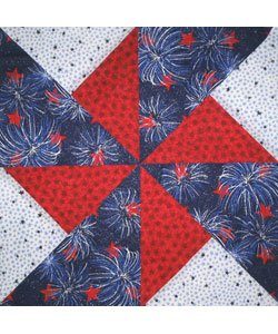 Double Pinwheel Quilt Block